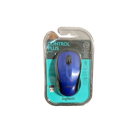 Logitech Other - Logitech Control Plus M510 Wireless Mouse - Blue - New